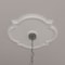 Ekena Millwork Waltz Ceiling Medallion (Fits Canopies up to 5 1/4"), 24"W x 20 1/2"H x 1 1/8"P, Primed White CM24WA - alternate 6